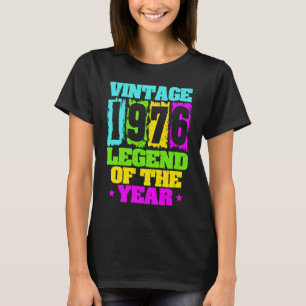 1976 Birthday 1976 en geboren in 1976 T-shirt