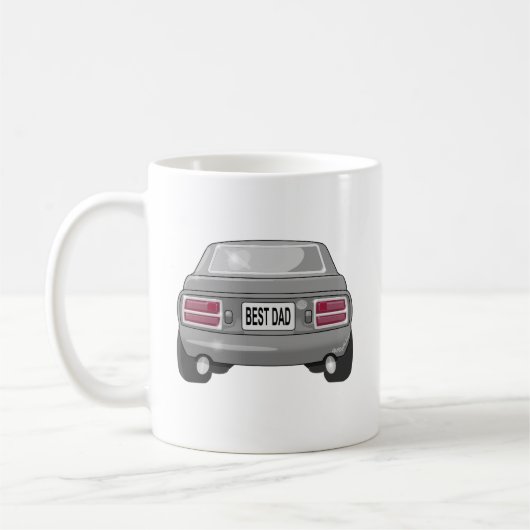 1976 Datsun 280Z grijs Koffiemok (Links)