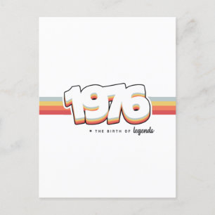 1976 De geboorte van legendes Briefkaart
