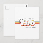 1976 De geboorte van legendes Briefkaart (Voorkant / Achterkant)