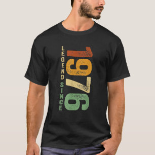 1976 geboorte legend sinds 1976 schenkingen gebore t-shirt