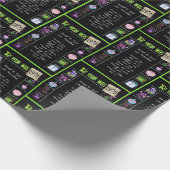 1976 Geboortejaar Trivia Cadeaupapier (Hoek)