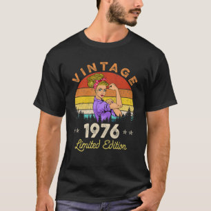  1976, gemaakt in 1976 46e verjaardag vrouwen 46e  t-shirt