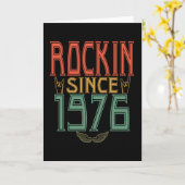 1976 Gezegde Rock Kaart (Gele Bloem)