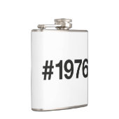 1976 Hashtag 49 jaar Verjaardag Jubileum Heupfles (Rechts)