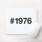 1976 Hashtag 49 jaar Verjaardag Jubileum Muismat (Met muis)