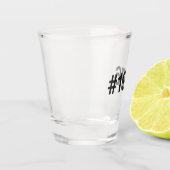 1976 Hashtag 49 jaar Verjaardag Jubileum Shot Glas (Links)