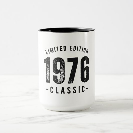 1976 Klassiek Geboortejaar Mok (Midden)