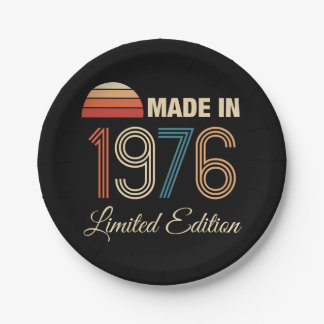 1976 Limited Edition 50e Verjaardag Papieren Bordje