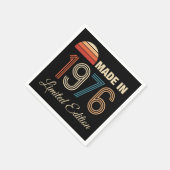 1976 Limited Edition 50e Verjaardag Servet (Hoek)