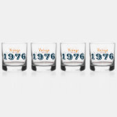  1976 Limited Edition 50e verjaardag Whisky Glas (Achterkant)