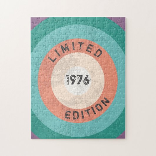 1976 Limited Edition 50th Birthday Jigsaw Legpuzzel (Verticaal)