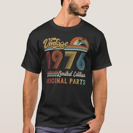  1976 Limited Edition Original Parts T-shirt (Voorkant)