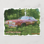 1976 Oldsmobile Cutlass Opperste Coupe. Briefkaart (Voorkant)