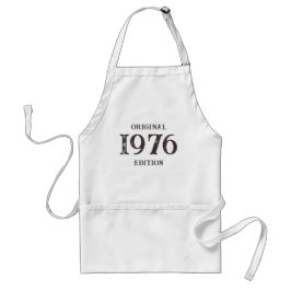 1976 Originele Editie in koffie bruin Standaard Schort