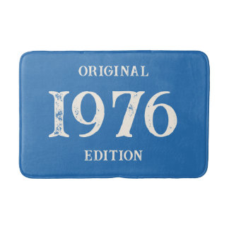 1976 Originele Editie op oceaanblauw Badmat