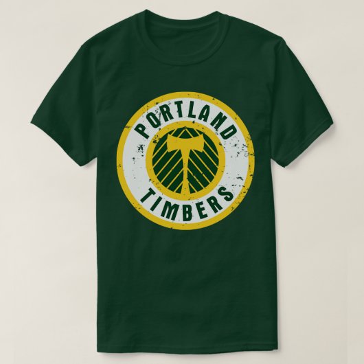 1976 Portland Timbers Voetbal T-shirt (Design voorkant)