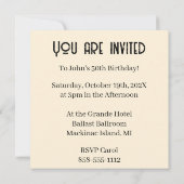 1976 Retro Streep Zonsondergang Vintage 50e Verjaa Kaart (Achterkant)