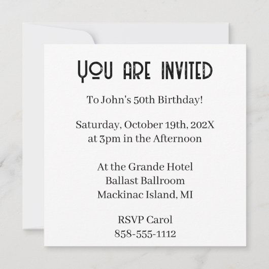 1976 Retro Stripe Sunset Kaart (Achterkant)