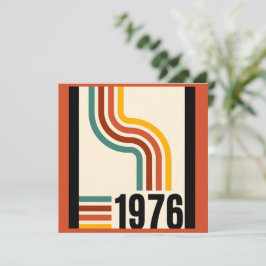 1976 Retro Stripes  Kaart