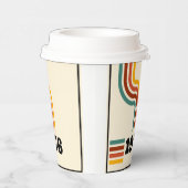 1976 Retro Vintage Poster Verjaardag of reünie Papieren Bekers (Rechts)