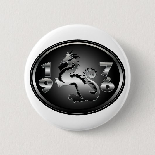 1976 RONDE BUTTON 5,7 CM (Voorkant)