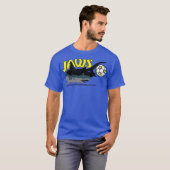 1976 San Diego Jaws Voetbal T-shirt (Voorkant volledig)