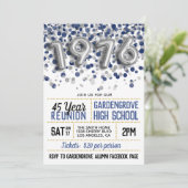 1976 Uitnodiging tot hereniging van de middelbare  (Staand voorkant)