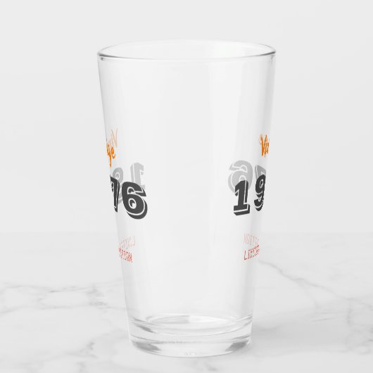 1976 Verjaardagsglas – Limited Edition 50th Glas (Links)