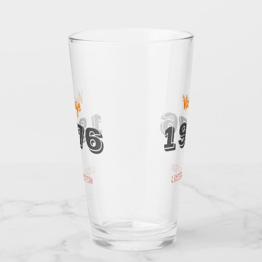  1976 Verjaardagsglas – Limited Edition 50th Glas (Rechts)