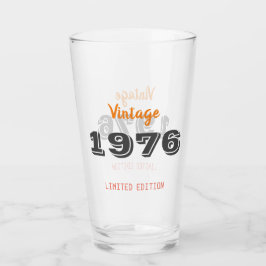 1976 Verjaardagsglas – Limited Edition 50th Glas