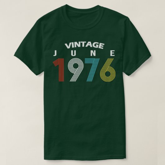 1976  vogeldag Gif T-shirt (Design voorkant)
