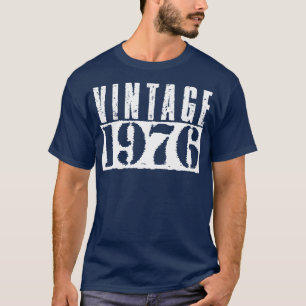  1976  Wit Tekst T-shirt