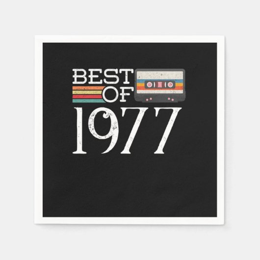 1977 43 e Geboortedel Jubileum Servet (Voorkant)