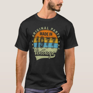 1977 - 48 jaar verjaardagscadeau voor mannen en vr t-shirt