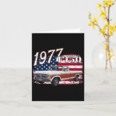 1977 77 F150 4th of July Amerikaans Kaart (Gele Bloem)