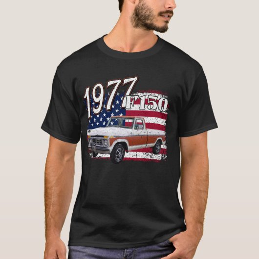 1977 77 F150 4th of July Amerikaans T-shirt (Voorkant)
