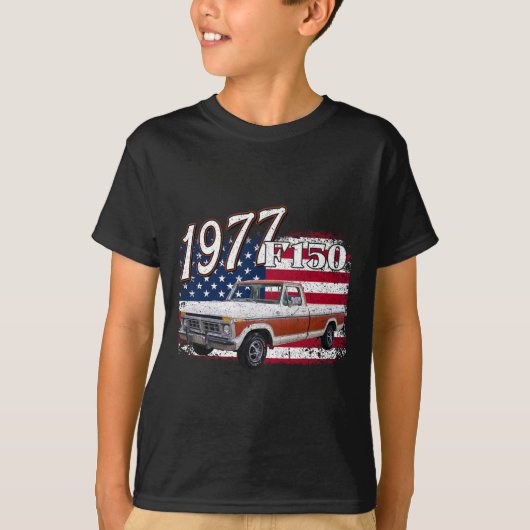 1977 77 F150 4th of July Amerikaans T-shirt (Voorkant)
