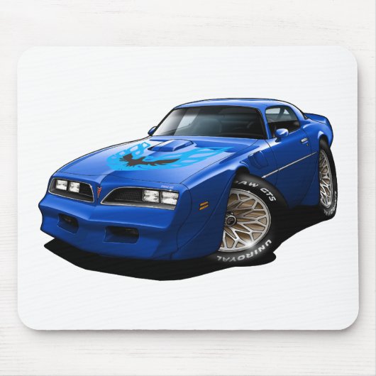 1977-78 Trans Am Blue Muismat (Voorkant)