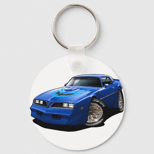 1977-78 Trans Am Blue Sleutelhanger (Voorkant)