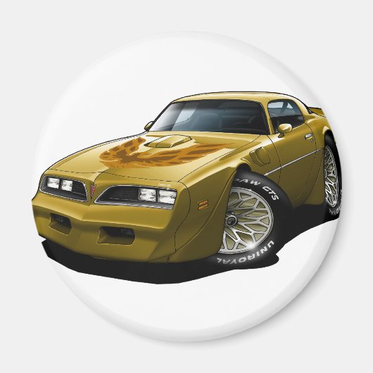 1977-78 Trans Am Gold Magneet (Voorkant)