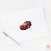 1977-78 Trans-AM Red Ronde Sticker (Envelop)