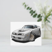 1977-78 Trans Am White Briefkaart (Staand voorkant)