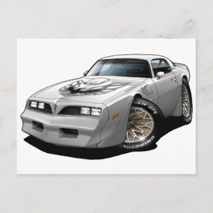 1977-78 Trans Am White Briefkaart