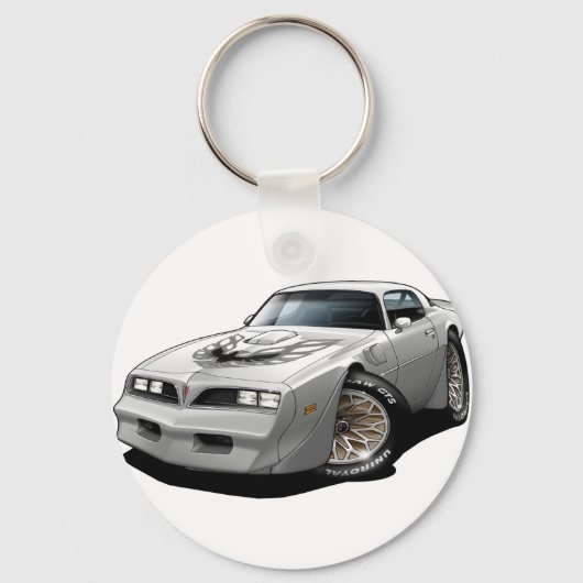 1977-78 Trans Am White Sleutelhanger (Voorkant)