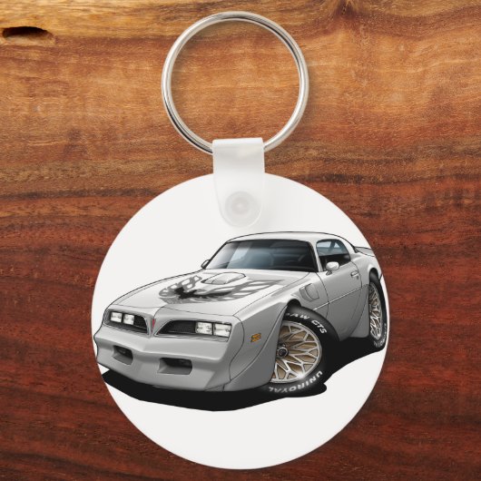 1977-78 Trans Am White Sleutelhanger (Voorkant)