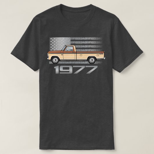 1977 Boerderij ophaalwagen T-shirt (Design voorkant)
