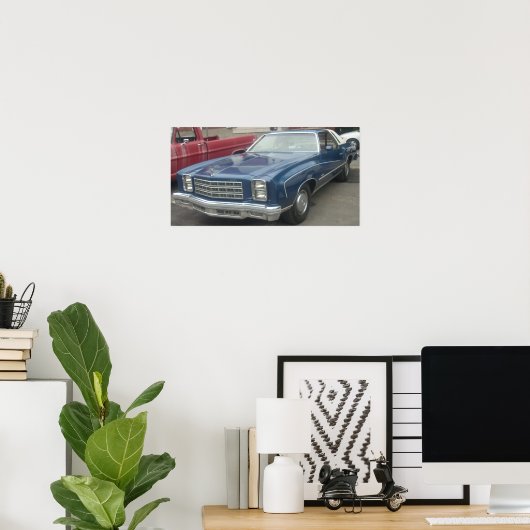 1977 Chevrolet/Chevy Monte Carlo Poster (Thuiskantoor)