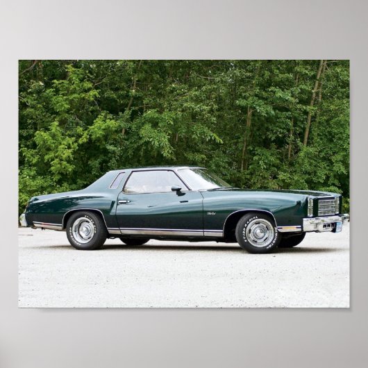 1977 Chevrolet/Chevy Monte Carlo Poster (Voorkant)