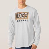 1977 Geboortejaar T-Shirt (Voorkant)